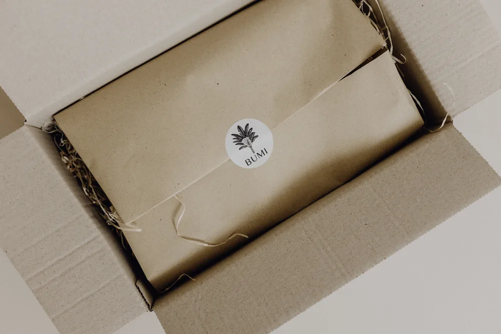 BUMI Versandverpackung – nachhaltig und plastikfrei